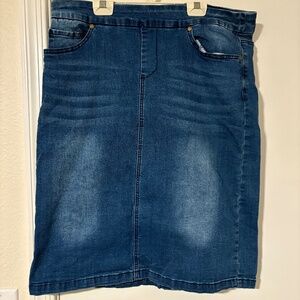 Denim skirt